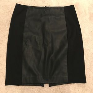 Express Black Mini Skirt